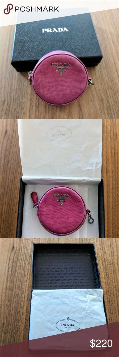 prada coin purse pink|prada coin purse website.